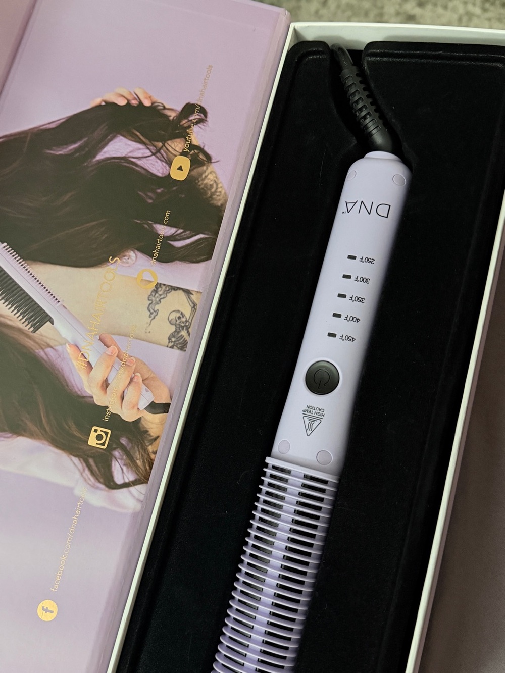 STYLING COMB PRO ELECTRIC- PROFESSIONAL DNA hair tool